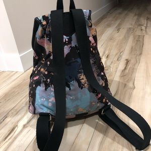unique colourful backpack with pockets